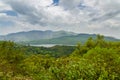 Mountain lake at the Ring Road highlands in Cameroon, Africa