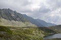 Mountain lake Small Hincovo pleso, in Mengusovska valley, High Tatras, Slovakia Royalty Free Stock Photo