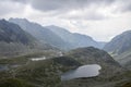 Mountain lake Small Hincovo pleso, in Mengusovska valley, in the High Tatras, Slovakia Royalty Free Stock Photo
