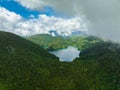Lake in the mountains. Philippines.