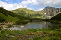 Mountain Lake Surrounded by Pikes Royalty Free Stock Photo