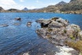 Mountain lake Toreadora in El Cajas National park. Ecuador