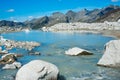 Mountain lake in Valle Aurina