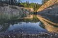 Mountain Lake in Zlatibor Pine Forest Royalty Free Stock Photo