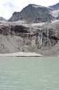 The mountain lakes and glaciers Royalty Free Stock Photo