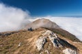 Mountain landscape above the clouds Royalty Free Stock Photo