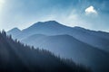 Mountain landscape, the area of Rohace in Tatras National Park. Royalty Free Stock Photo