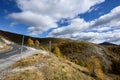 Mountain landscape as seen from the Nockalm road. Apls, Austria Royalty Free Stock Photo