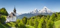 Mountain landscape in the Bavarian Alps, Nationalpark Berchtesgadener Land, Germany