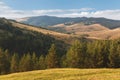 Mountain landscape in beautiful late summer or fall environment