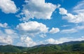 Mountain landscape with blue sky in Bulgaria Royalty Free Stock Photo