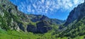 Mountain landscape in the Bucegi Mountains, Romania. Royalty Free Stock Photo