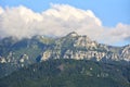 The mountain landscape, bucegi mountains. Romania Royalty Free Stock Photo