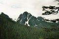 Mountain Landscape in Cascades National Park, Washington Royalty Free Stock Photo