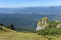 Mountain landscape. Ceahlau mountains, Eastern Carpathians, Romania Royalty Free Stock Photo