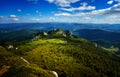 Mountain landscape in Ceahlau, Romania Royalty Free Stock Photo