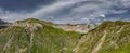 Mountain landscape at Cirque de Troumouse, Pyrenees National Park Royalty Free Stock Photo