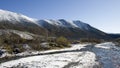 Mountain landscape on a clear sunny day