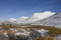 Mountain landscape on a clear sunny day