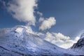 Mountain landscape on a clear sunny day