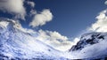 Mountain landscape on a clear sunny day