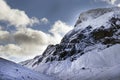 Mountain landscape on a clear sunny day