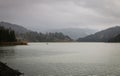 Mountain landscape with Colibita Lake, Bistrita Nasaud