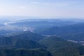 Landscape view from Cozia mountain 