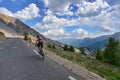 Mountain landscape with curved road Royalty Free Stock Photo