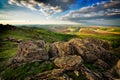 Mountain landscape in Dobrogea, Romania