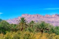 Mountain landscape Draa valley oasis, Morocco Royalty Free Stock Photo