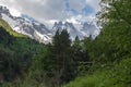 Mountain landscape of the Elbrus region Royalty Free Stock Photo