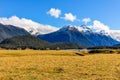 Mountain landscape in Glenorchy, New Zealand Royalty Free Stock Photo