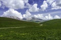 Mountain landscape at Gran Sasso Natural Park, in Abruzzo, Italy