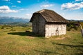 Mountain landscape house Royalty Free Stock Photo