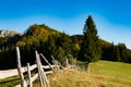 Mountain landscape house Royalty Free Stock Photo