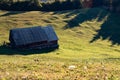 Mountain landscape house Royalty Free Stock Photo