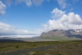 Mountain landscape in Iceland. Skaftafell national park.