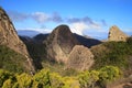 Mountain landscape of the island of La Gomera. Canary Islands. Spain