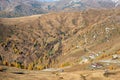 Mountain landscape in the Italian alps. Passo Di Giau Italy Royalty Free Stock Photo