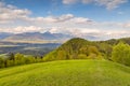 Mountain landscape at the Kamnik-Savinja Alps Royalty Free Stock Photo