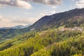 Mountain landscape at the Kamnik-Savinja Alps Royalty Free Stock Photo