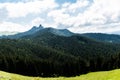 Mountain landscape with Lady\'s stones Royalty Free Stock Photo