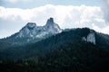 Mountain landscape with Lady\'s stones Royalty Free Stock Photo