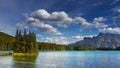 Mountain Lake Landscape, National Parks Canada