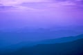 Mountain landscape , mountain layer at the Northern of Thailand purple tone