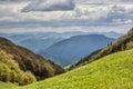 Mountain landscape, Little Fatra, Slovakia, springtime scene