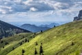 Mountain landscape, Little Fatra, Slovakia, springtime scene