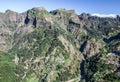 Mountain landscape, Madeira island, Portugal. Nun`s Valley. Eira Royalty Free Stock Photo