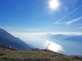 Mountain landscape. Malcesine, Italy